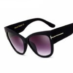 Gradient Points Cat Eye Sunglasses