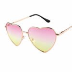 Reflective Heart Sunglasses